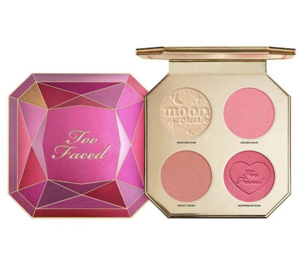 Paleta Too Faced de blush/iluminador Jewel crush