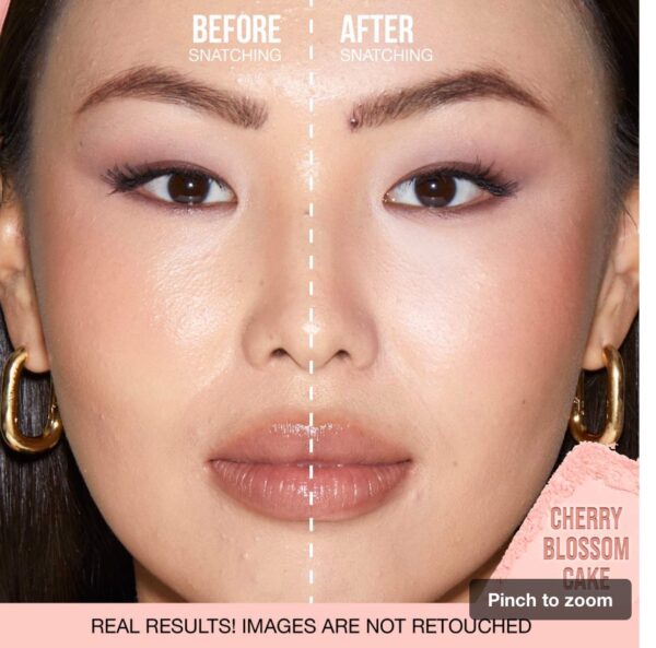 HUDA BEAUTY 
Easy Bake and Snatch Pressed Talc-Free Brightening and Setting Powder cor Cherry Blossom - Imagem 3