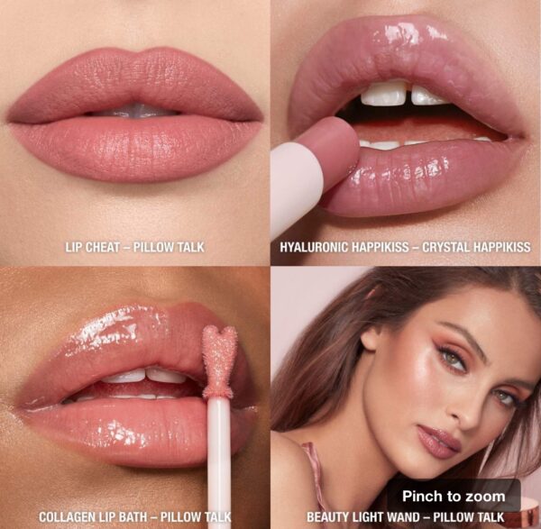 Charlotte Tilbury 
Pillow Talk Iconic Lip and Cheek Secrets Set - Imagem 2