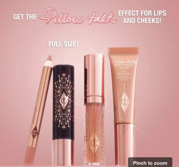 Charlotte Tilbury 
Pillow Talk Iconic Lip and Cheek Secrets Set - Imagem 3