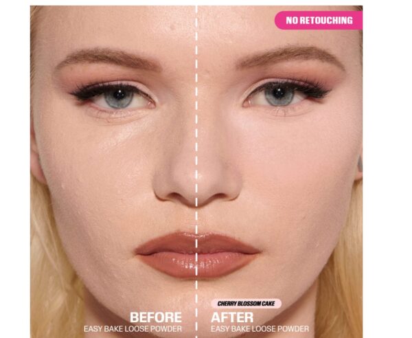 HUDA BEAUTY 
Easy Bake Blurring Loose Baking & Setting Powder , Color: Cherry Blossom mini size 6g - Imagem 2