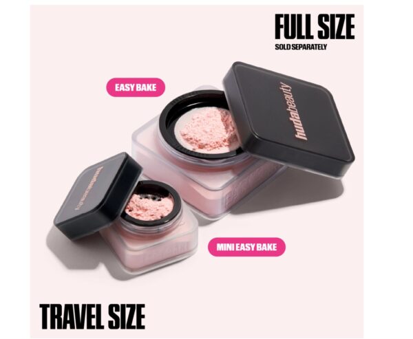 HUDA BEAUTY 
Easy Bake Blurring Loose Baking & Setting Powder , Color: Cherry Blossom mini size 6g - Imagem 5
