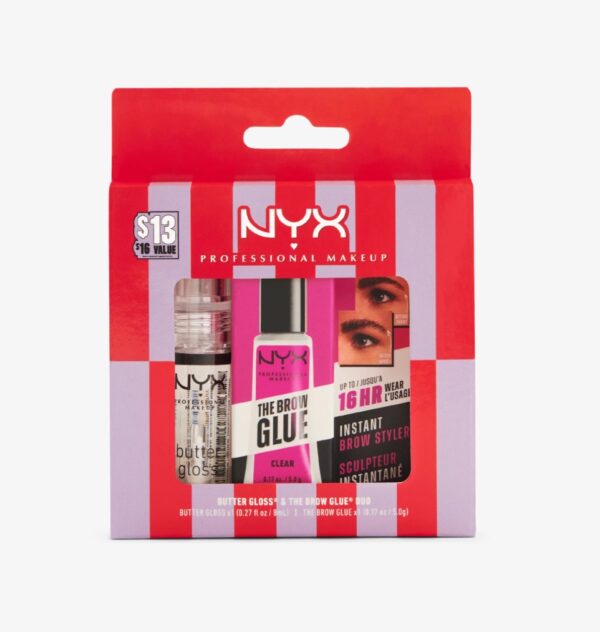NYX Professional Makeup
 Butter Gloss & Brow Glue Duo - Imagem 3