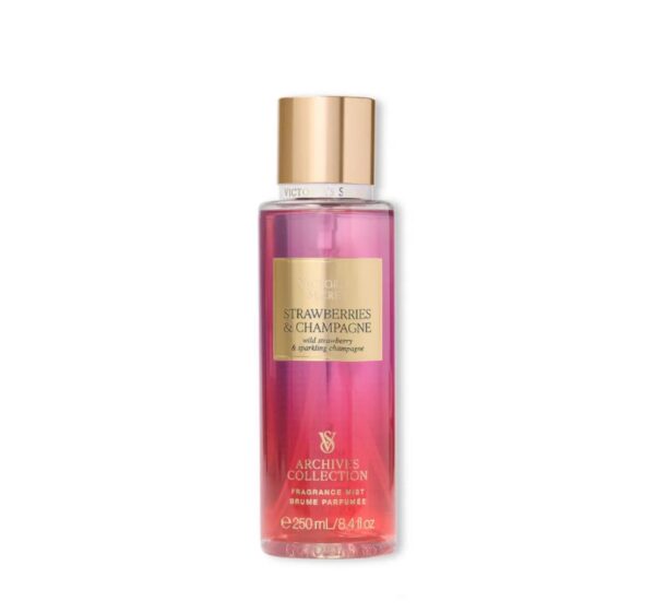 Victoria’s Secret Strawberries & Champagne Body Splash 250ml - Edição Limitada