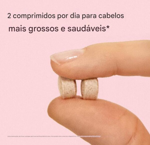 Suplementos Viviscal para crescimento capilar feminino, para cabelos mais grossos e volumosos, nutre o cabelo ralo e a queda, 60 dias de suplementação - Imagem 4