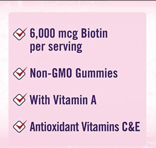 Nature's Bounty
Hair Skin & Nails Advanced Nature's Bounty, 230 Gummies - Imagem 3