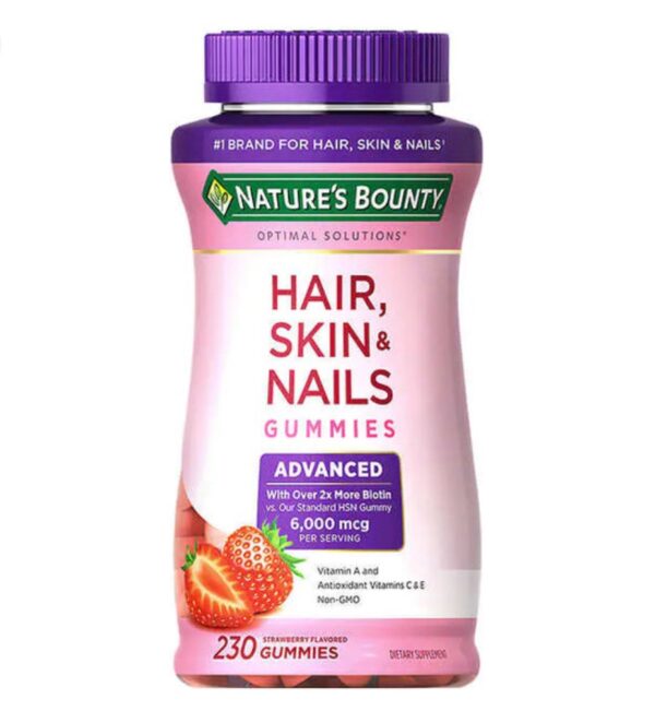 Nature's Bounty
Hair Skin & Nails Advanced Nature's Bounty, 230 Gummies