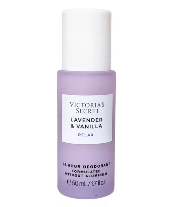 Victorias Secret Natural Beauty Desodorante Lavender And Vanilla Relax, 50ml