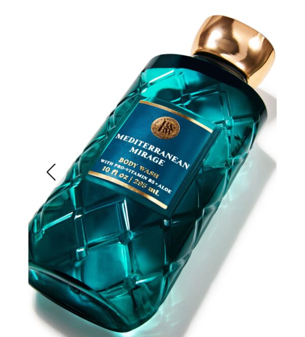 Mediterranean Mirage Bath & Body Works sabonete em gel 295ml - Imagem 2
