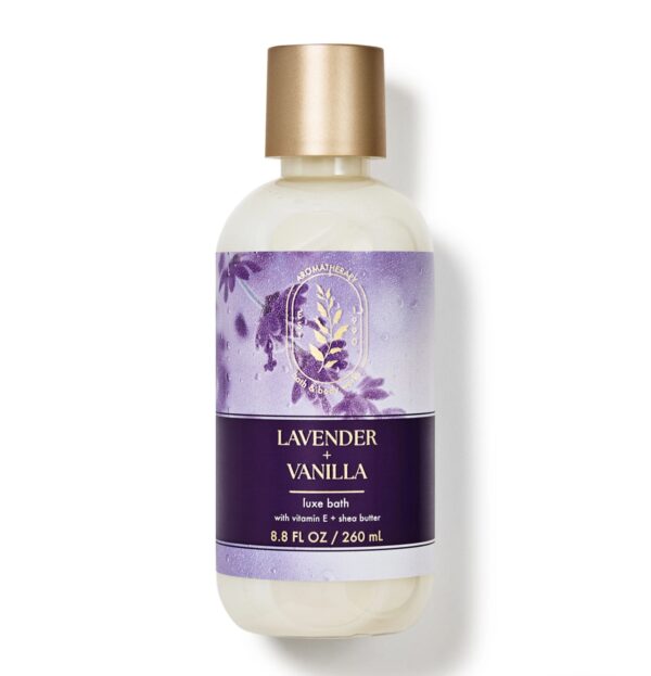 Sleep Lavender Vanilla Bath & Body Works linha terapéutica sabonete corporal
