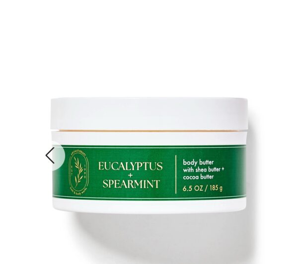 Eucalyptus Spearmint Bath & body Works terapêutica manteiga corporal 185g
