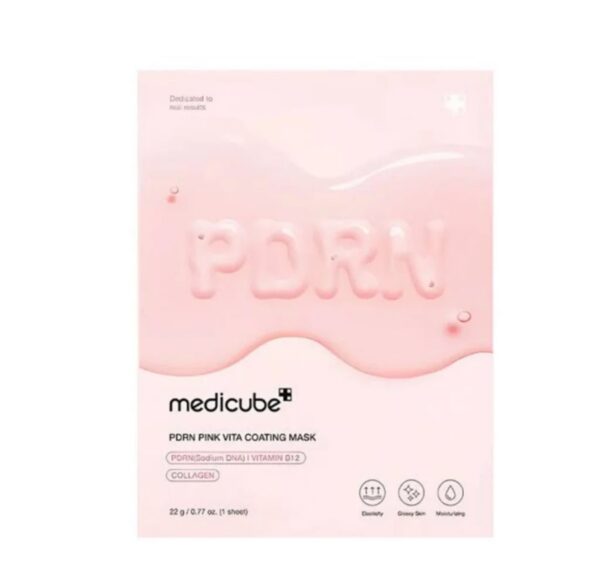 Mascara Facial PDRN Pink Vita Coating Mask Medicube 22g